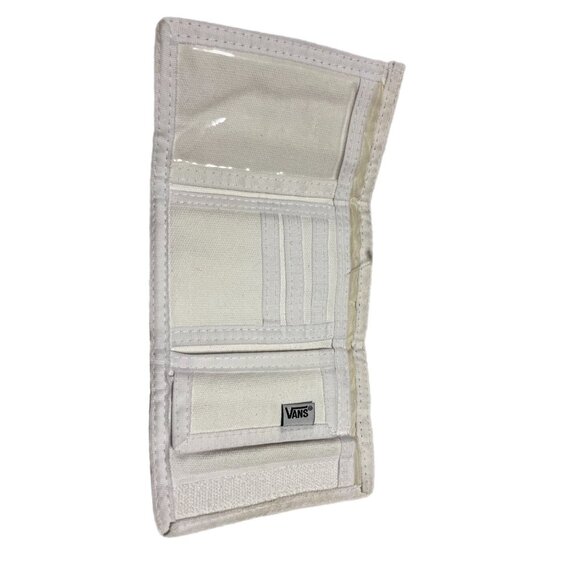 Vans Off The Wall Men's The Slipped Trifold Checkerboard Wallet - Black/White - Picture 3 of 5